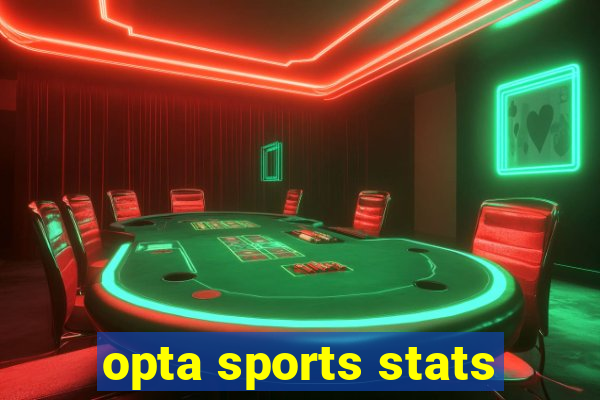 opta sports stats